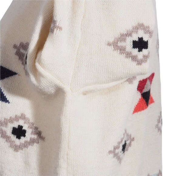 American Eagle Sweater Women XL Aztec Scoop Neck Pullover Long Sleeve - Picture 6 of 10